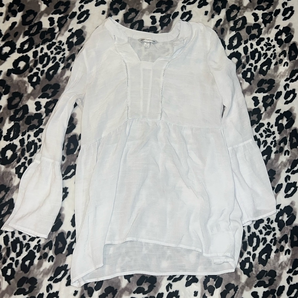 White bathing suit cover up